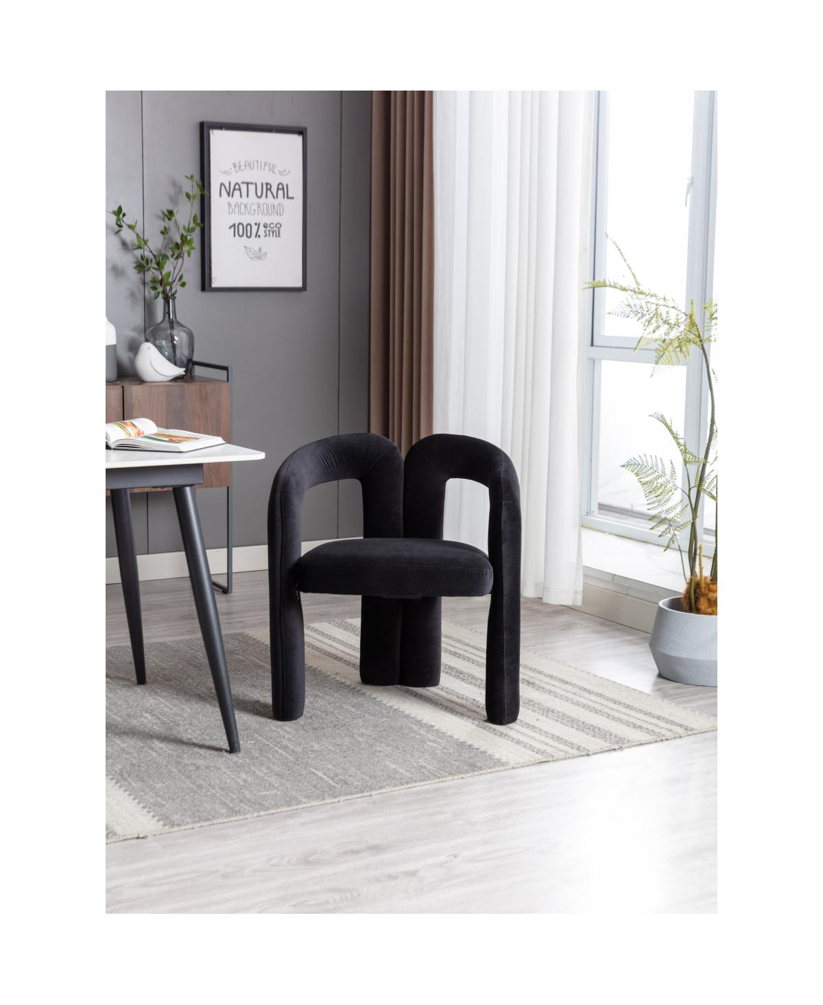 Simplie Fun Modern Fabric Upholstered Dining Chairs (Set of 2)