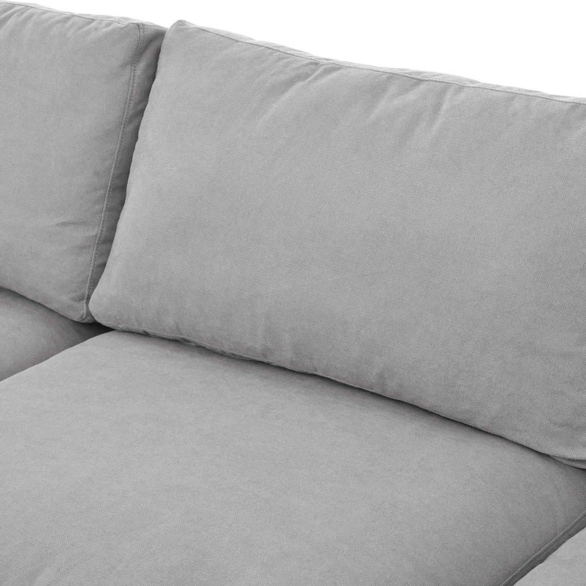 Simplie Fun Upholstery Convertible Sectional Sofa, L Shaped Couch With Reversible Chaise