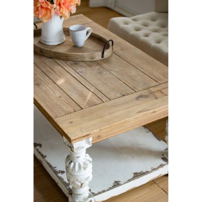 French Country Rectangle Coffee Table