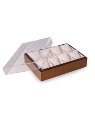 Wood and Acrylic Eight Watch Box