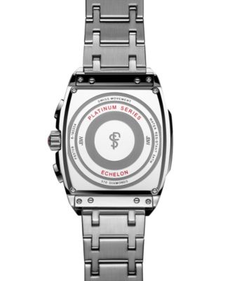 Men's Echelon Platinum Series Diamond (3 ct. t.w.) Stainless Steel Watch, 41Mm