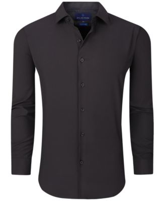 Men's Geometric Performance Stretch Button Down Dress Shirt