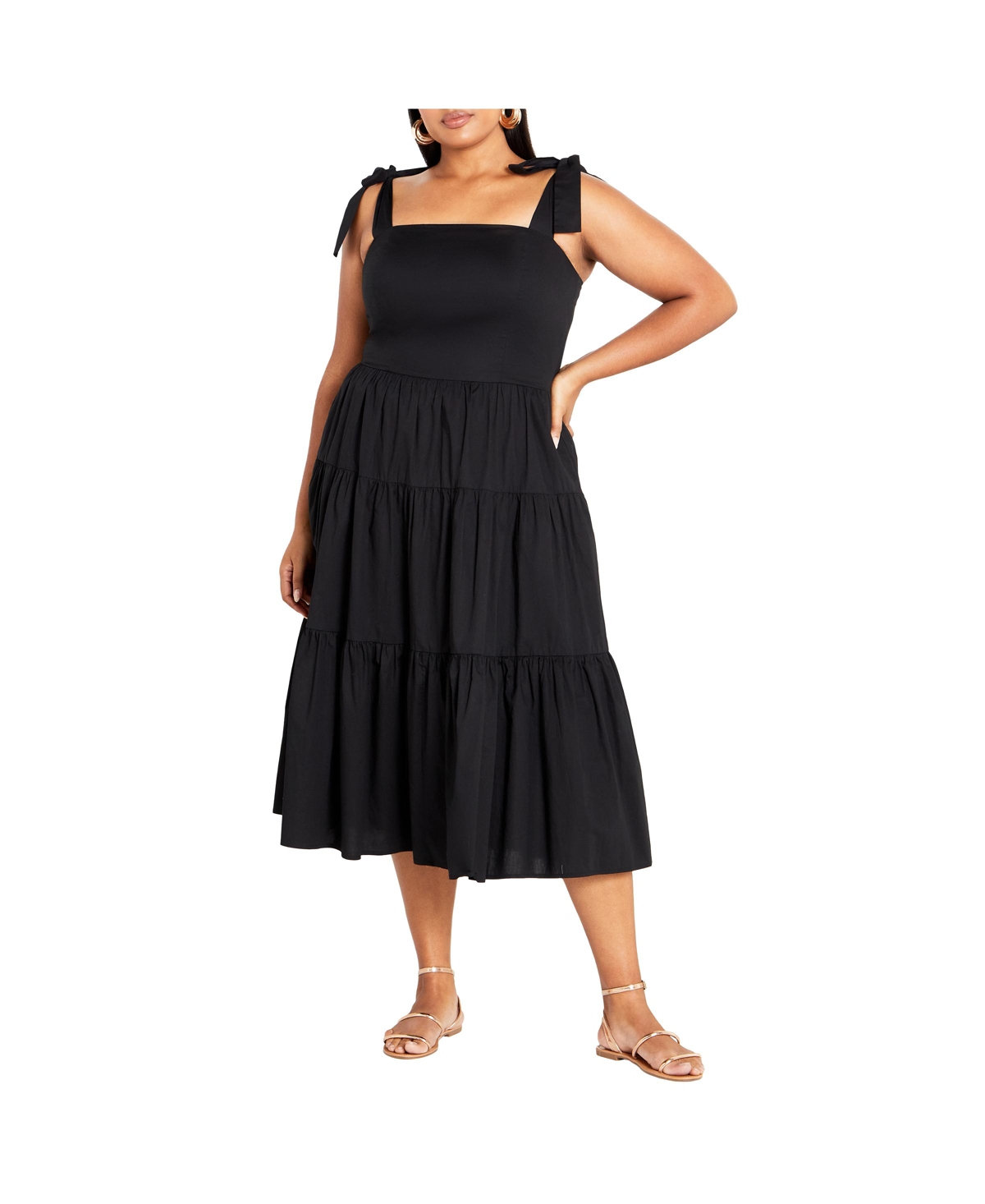 Plus Size Corrine Maxi Dress - Black
