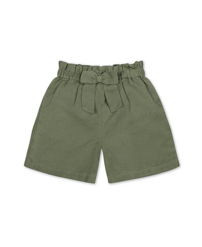 Hope & Henry Little Girls PullOn Cinched Waist Linen Short Macy's