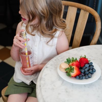 Toddler Girls Pull-On Cinched Waist Linen Short