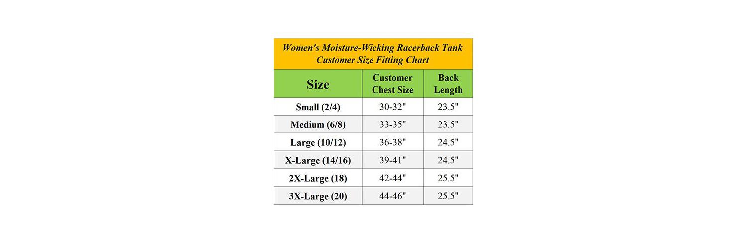 Women's Moisture Wicking Racerback Tanks-5 Pack