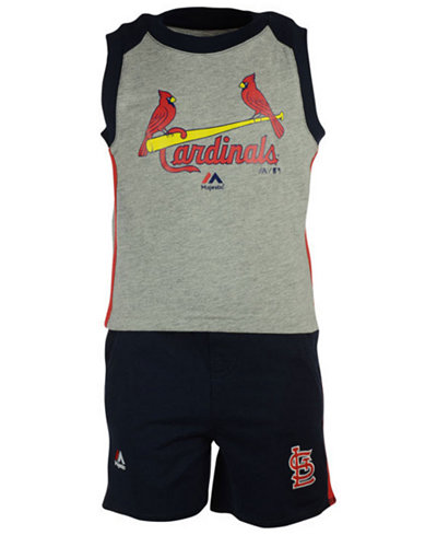 Majestic Toddlers' St. Louis Cardinals Tank and Shorts Set