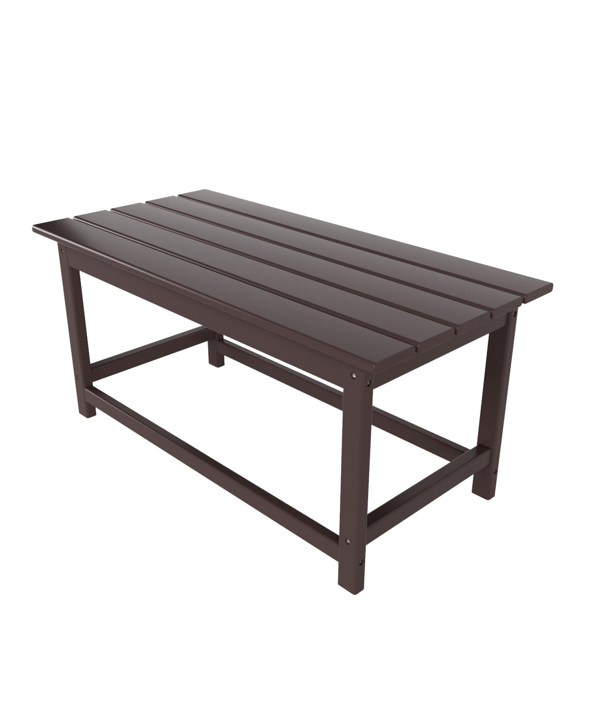 WestinTrends 7 Piece Set Outdoor Folding Adirondack Chairs with Coffee Table Side Table