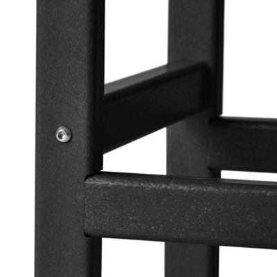 3 Piece set Outdoor Patio Poly Adirondack rocking chairs with side table