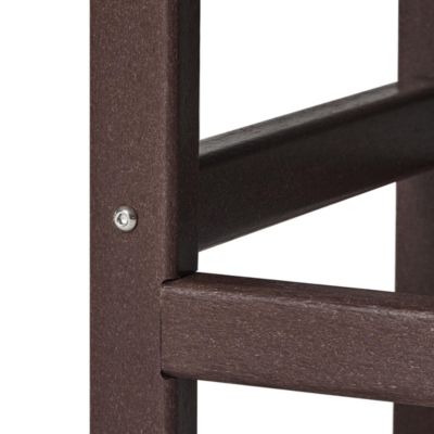 3 Piece set Outdoor Patio Poly Adirondack rocking chairs with side table