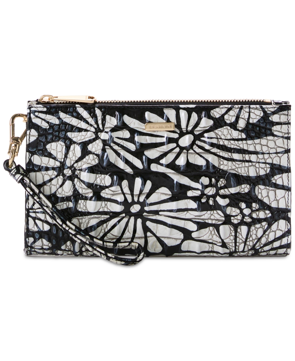 Daisy Melbourne Embossed Leather Clutch - Daisy Bati