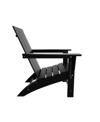 Modern Outdoor Folding Adirondack Chair (Set of 2)