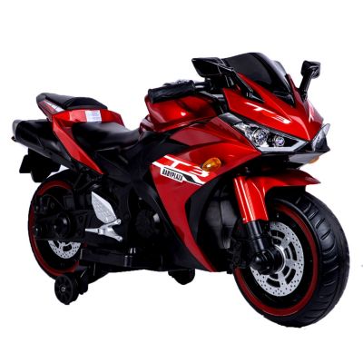 Streamdale 12V Kids Motorcycle Ride On Toy with Training Wheels