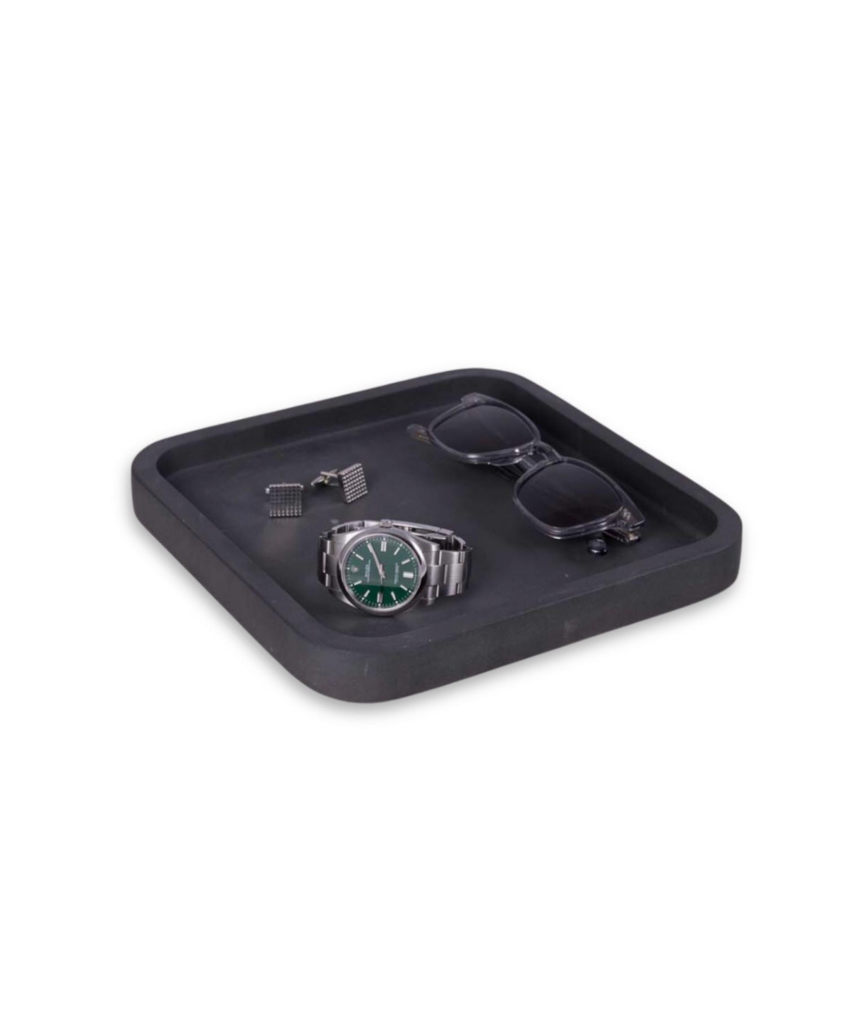 BEY-BERK GENUINE MARBLE CATCH-ALL TRAY 