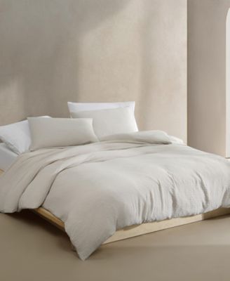 CLOSEOUT! Seersucker 3 Piece Duvet Cover Set, King