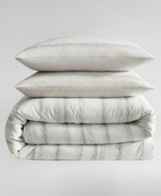 CLOSEOUT! Strie Stripe 3 Piece Comforter Set, Queen
