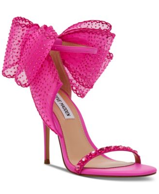 Steve Madden Women's Benni Embellished Bow Dress Sandals - Macy's