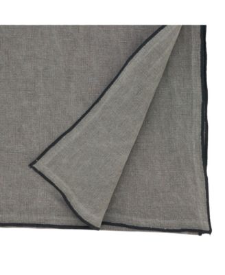 Stonewashed Stitched Edge Table Runner, 16"x72"