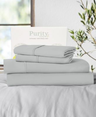400 Thread Count Cotton Percale 4-Pc. Sheet Set, Queen