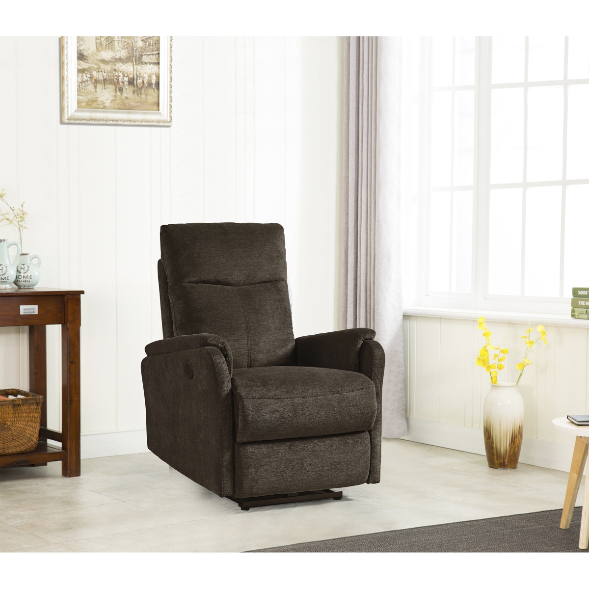 Streamdale Furniture Recliner Chair With Power Function Easy Control Big Stocks