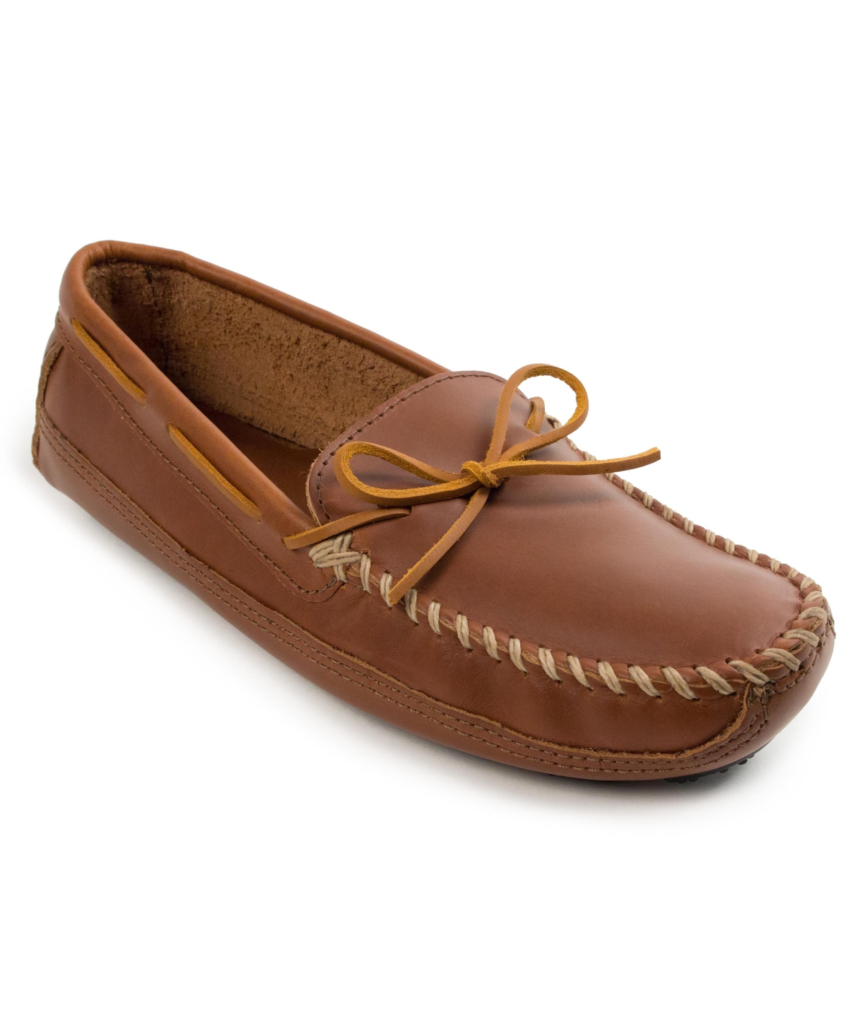 Men's Essential Driver Leather Loafers - Brown