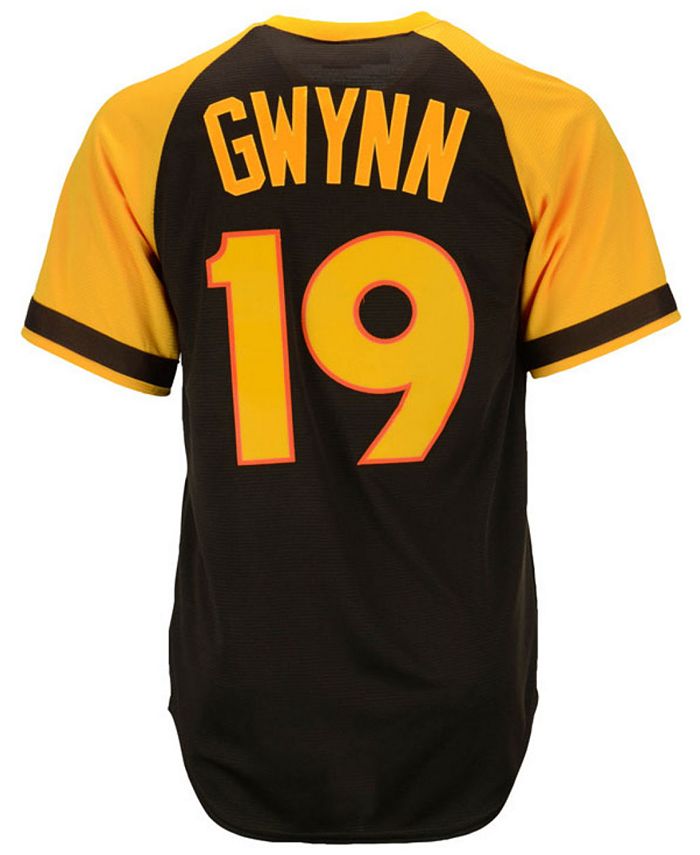 Tony Gwynn San Diego Padres Majestic Cooperstown Collection Official Name &  Number T-Shirt - Navy