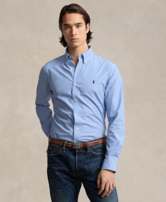 【日本製】 Ralph Polo Lauren Shirt Poplin Stretch Classic-Fit Men's パンツ