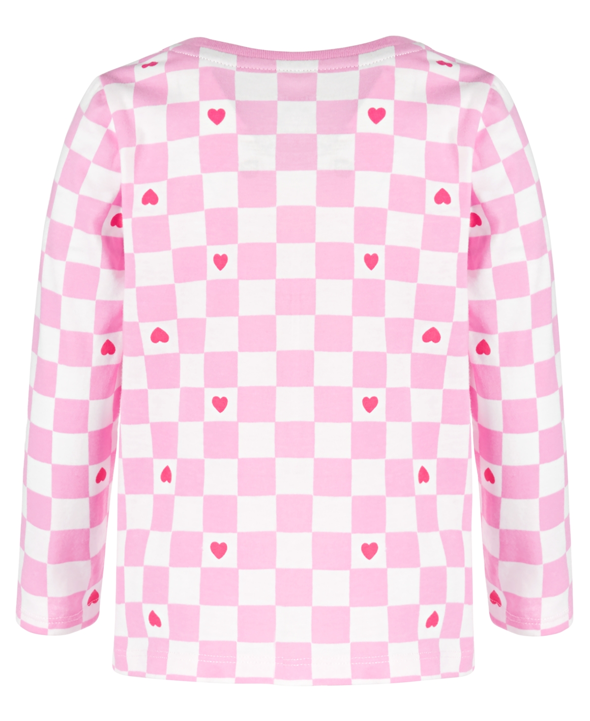 Epic Threads Toddler Girls Heart Checker Printed T-Shirt, Created for Macy's