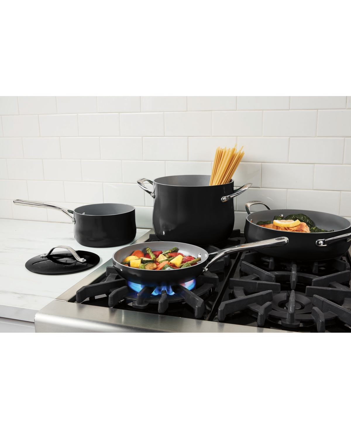 Cuisinart Culinary Collection 12-pc. Ceramic Cookware Set In Black