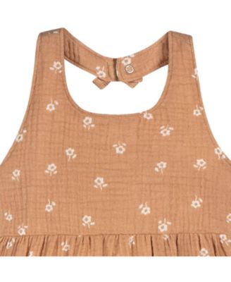 Toddler Girls Gauze Halter Romper