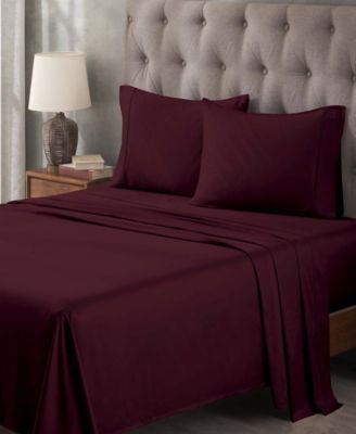 400-TC Egyptian Cotton Solid Deep Pocket Sheet Set, Split King