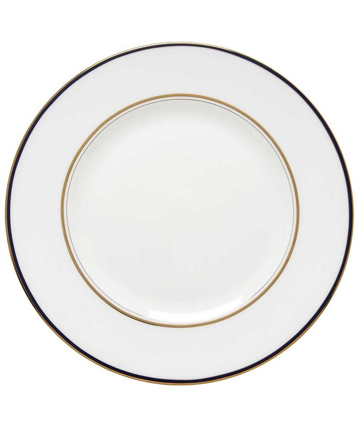 kate spade new york Library Lane Navy Dinner Plate Macy's