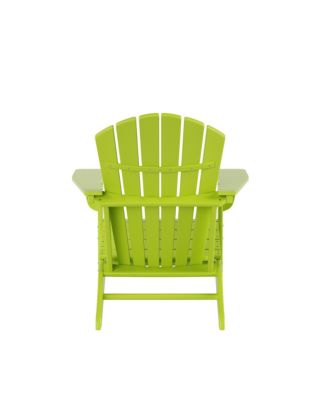 All-Weather Contoured Outdoor Poly Adirondack Chair