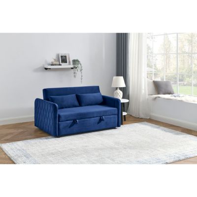 Streamdale 55" Convertible Sofa Bed with Detachable Pockets