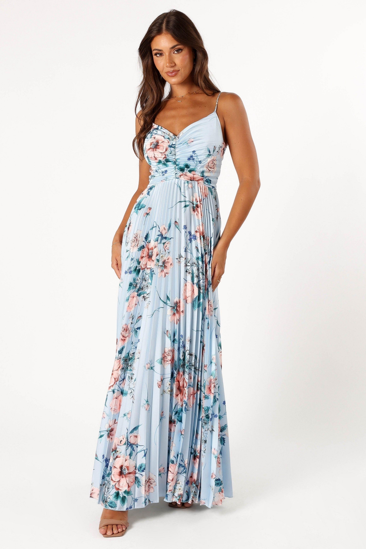 Petal and Pup Women's Naira Pleated Maxi Dress