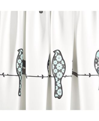 Rowley Birds Light Filtering Window Curtain Panels