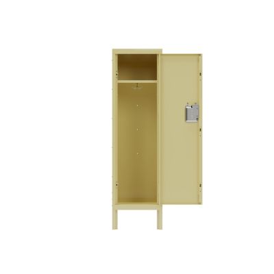  Retro Style Metal Locker Cabinet - Yellow