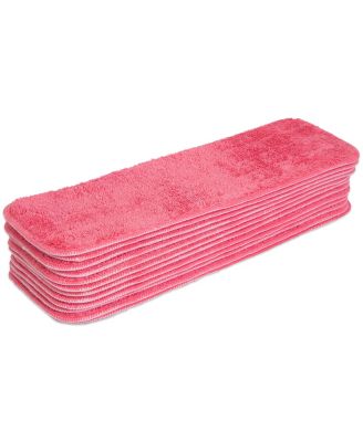 Microfiber Flat Wet Mop Refills (12 Pack) - 18", Color Options