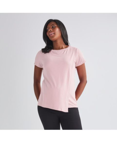 Женский топ ANGEL MATERNITY Maternity Angel Nursing Petal Top, цвет: Состаренный розовый
