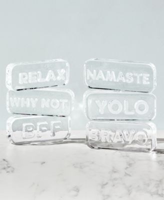 Paroles Bravo Glass Paperweight