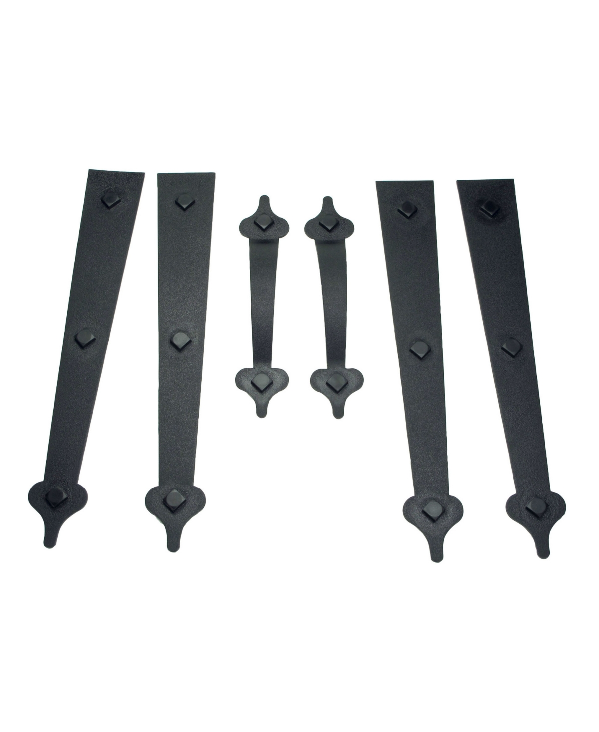 Household Essentials Garage Handle And Hinge Magnets Set Of 6 In Black