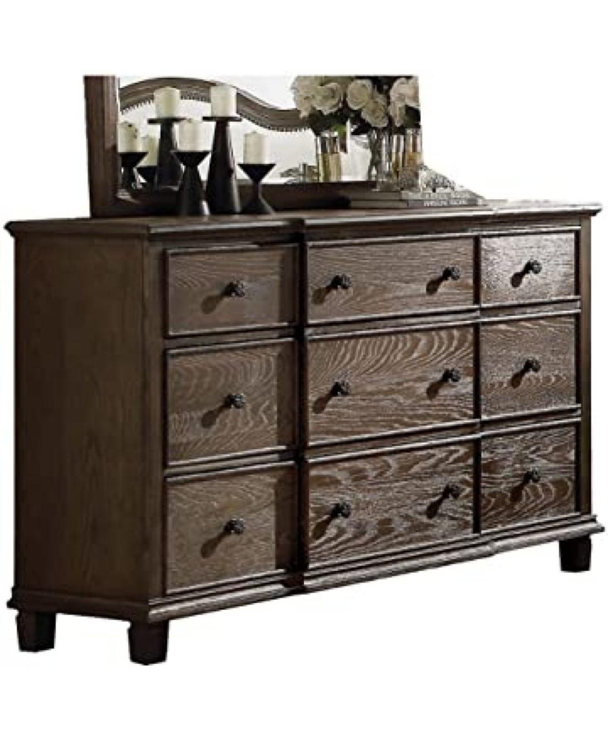 Baudouin Dresser In Weathered Oak - Brown