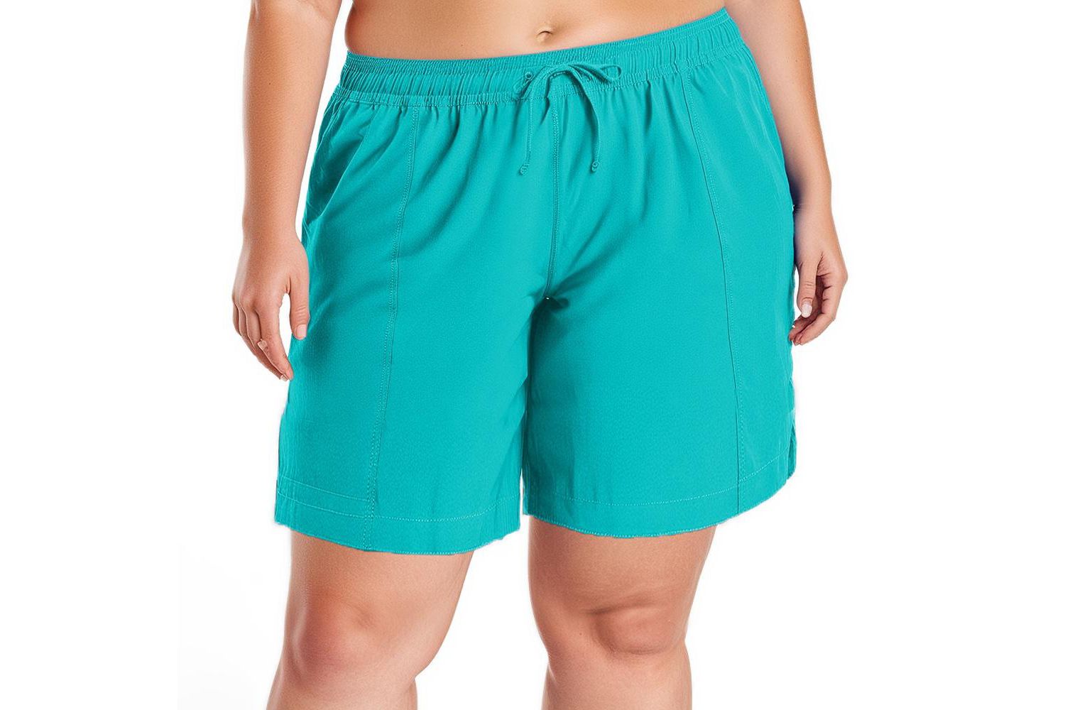 Plus Size Chlorine Resistant 7" Board Shorts