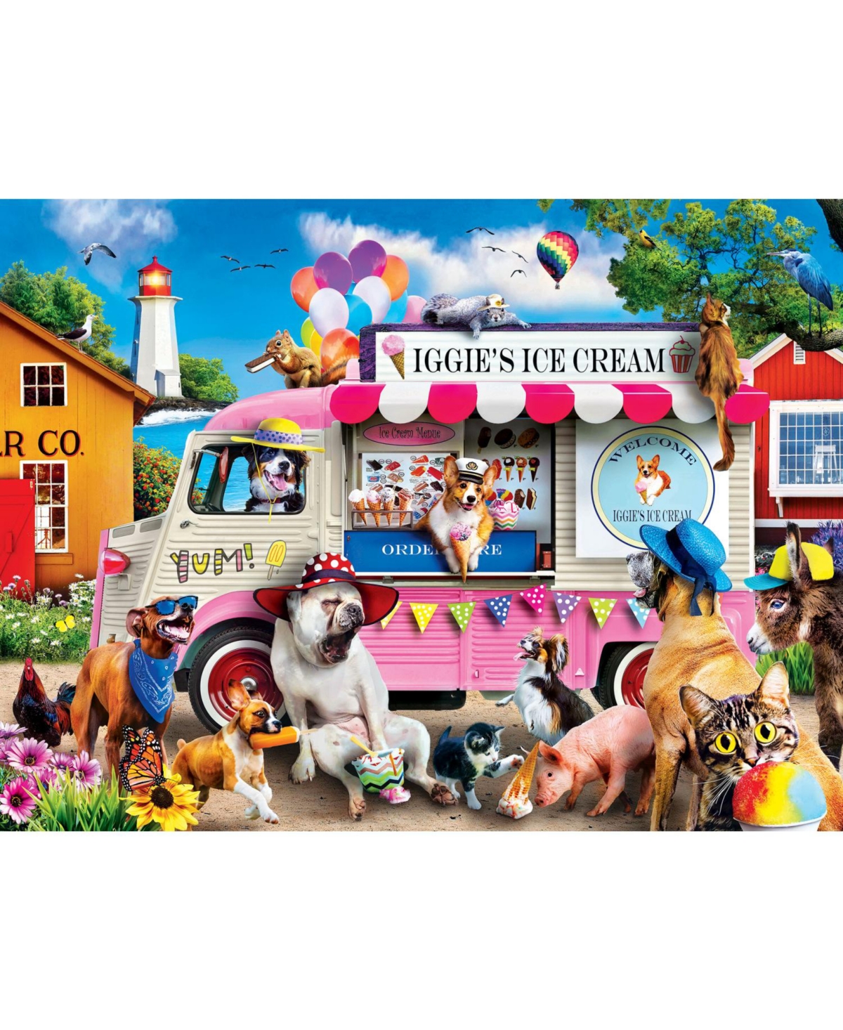 Masterpieces Wild & Whimsical - Iggy's Ice Cream 300 Piece Ez Grip Puzzle