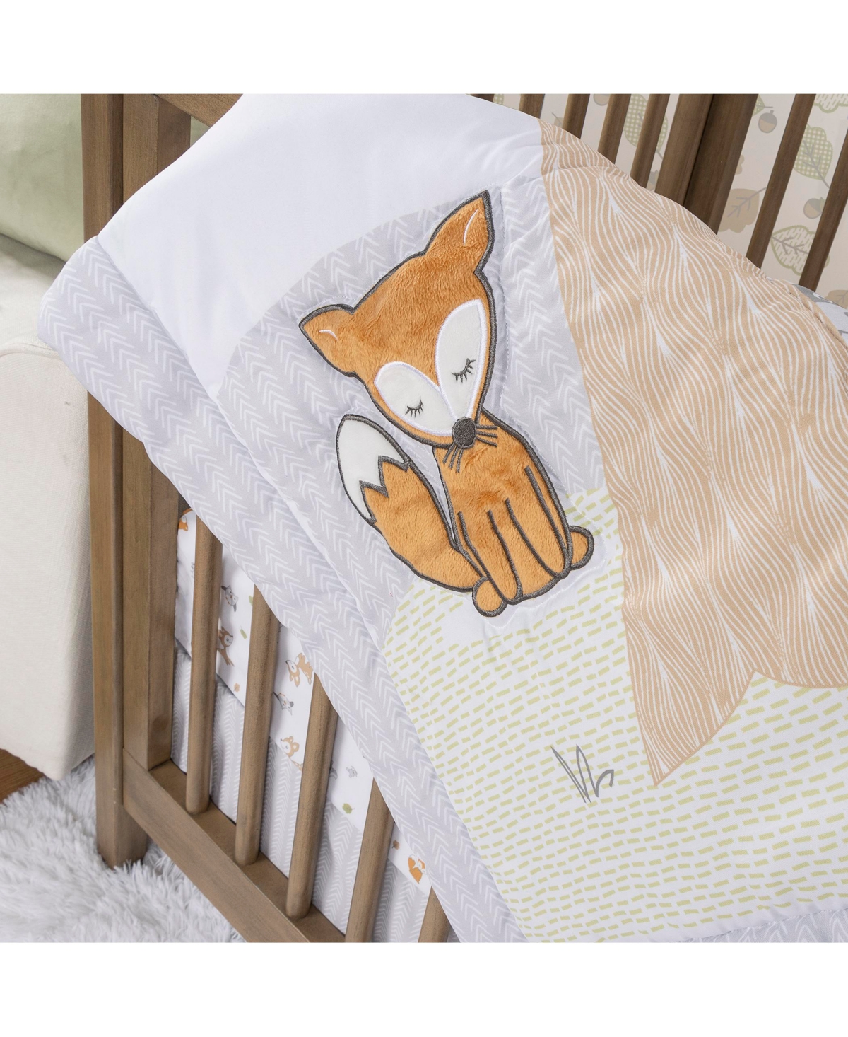 Sammy & Lou Friendly Forest Piece Crib Bedding Cset