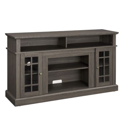 Modern TV Stand with Open/Closed Storage