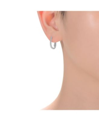 "U" Small Hoop Earrings for Teens