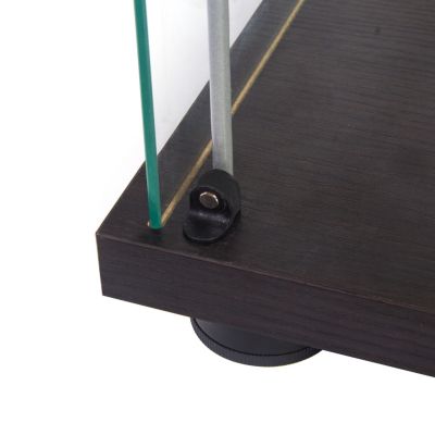 One Door Glass Cabinet Glass Display Cabinet With 4 Shelves