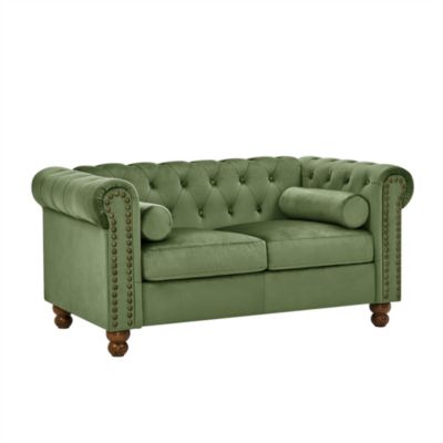 Velvet Love Seat Sofa