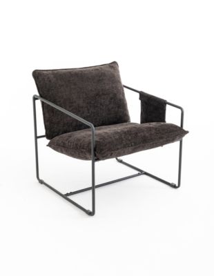 Upholstered Hanging Armchair with Metal Frame